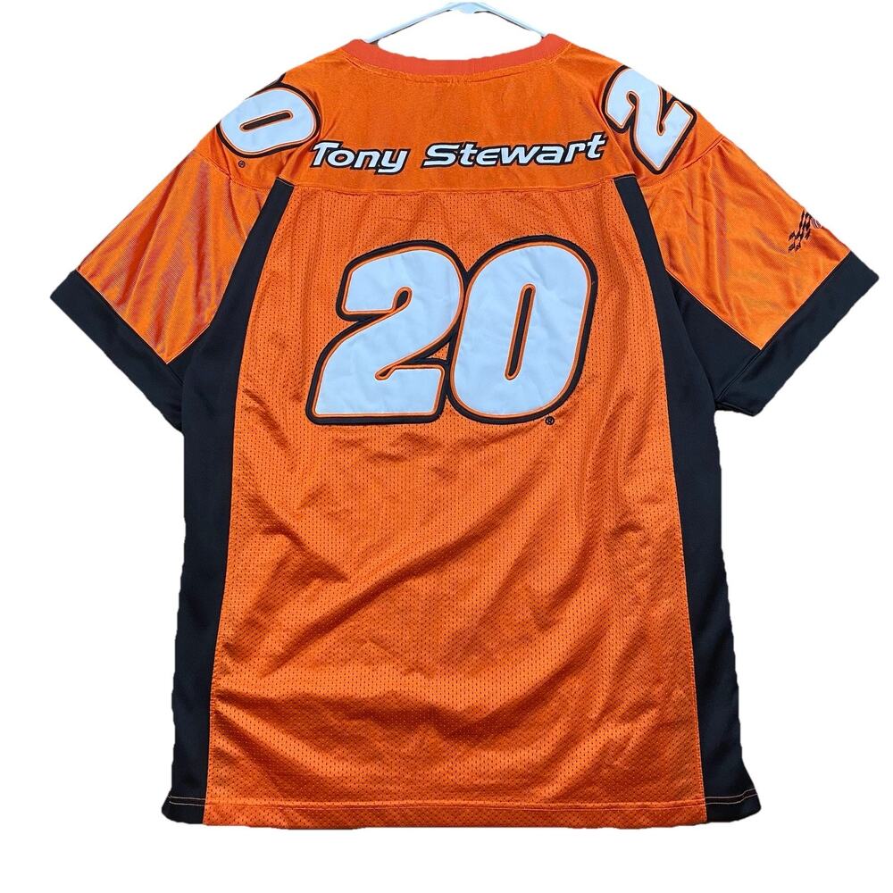 Vintage Tony Stewart #20 NASCAR Jersey Chase Authentics Orange Large